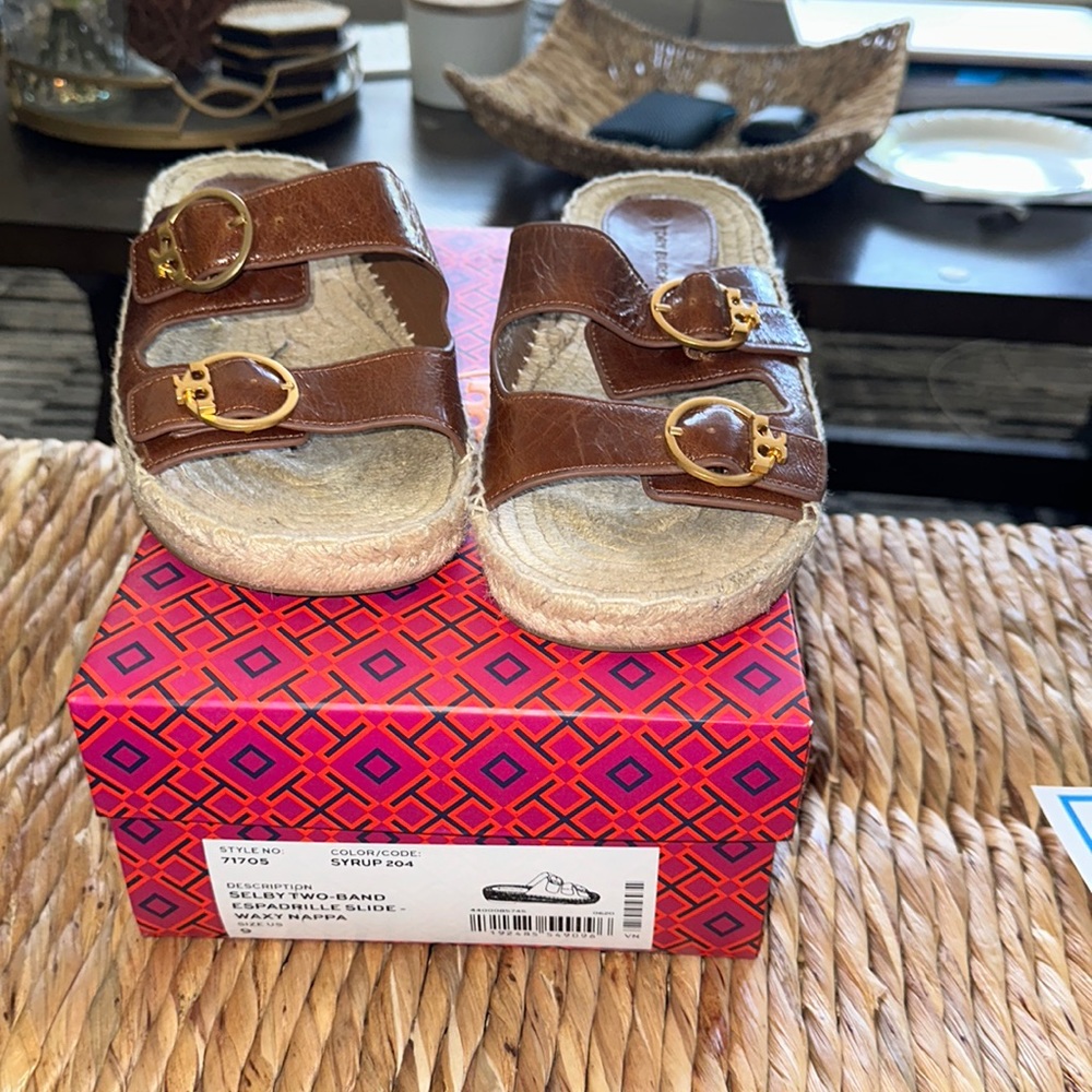 Tory Burch espadrille slide